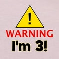 thumbnail image 3 of CafePress - Warning I'm 3 Toddler T Shirt - Cute Toddler T-Shirt, 100% Cotton, 3 of 4