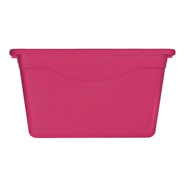 Caja Polipropileno Plastic Trends Rosa 61L