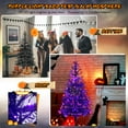 thumbnail image 4 of Patiojoy 6FT Black Halloween Tree Artificial Hinged PVC Christmas Tree w/250 LED lights, 4 of 10