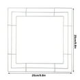 thumbnail image 4 of INS Square Circle Garland Simulation Flower Iron Circle Hanging Ring, 4 of 6