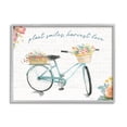 thumbnail image 5 of Stupell Industries Plant Smiles Harvest Love Phrase Floral Basket Bicycle, 14 x 11,Design by Beth Grove, 5 of 5