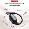 thumbnail image 2 of Auriculares Traductores ERAZERL XP18 Bluetooth 6.0 134 Idiomas, 2 of 9