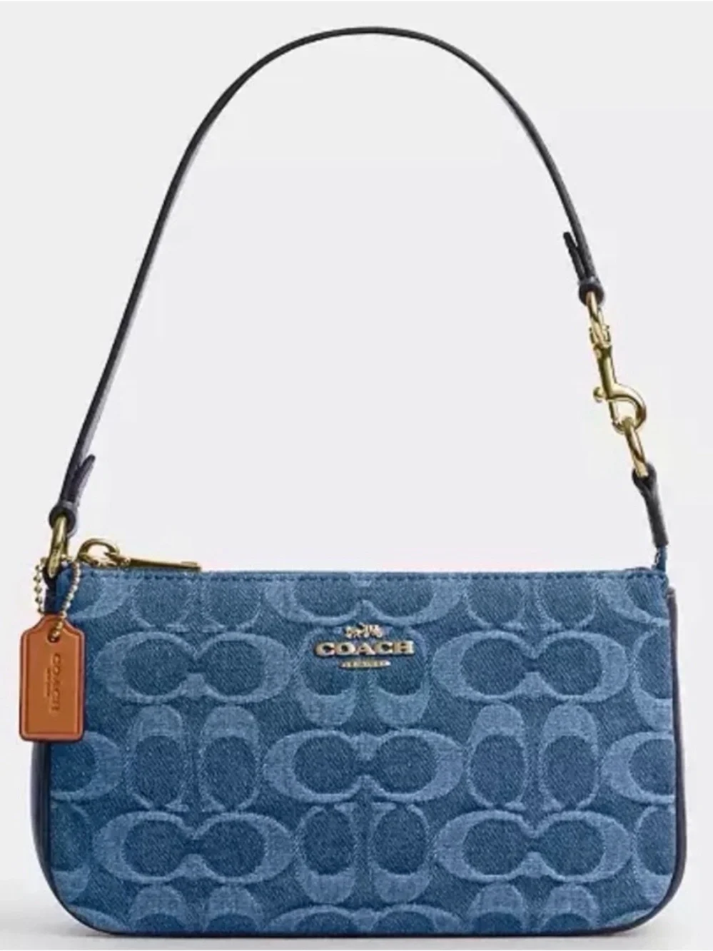 Coach Dempsey Tote 22, Signature Jacquard, Khaki Redwood Multi