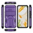 thumbnail image 2 of Rugged Phone Case for Google Pixel 11 / 11 Pro, Military Grade Shockproof Cover with Sliding Camera Lens Protector, 2-Way Kickstand, Anti-Slip, Heavy Duty Full-Body Drop Protection ﻿,Purple, 2 of 8