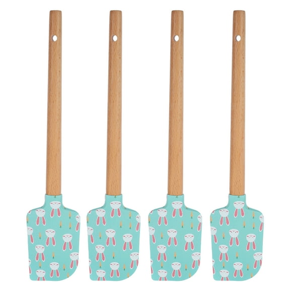 4 Pcs Silicone Spatula Home Baking Tool Dessert Making Baby