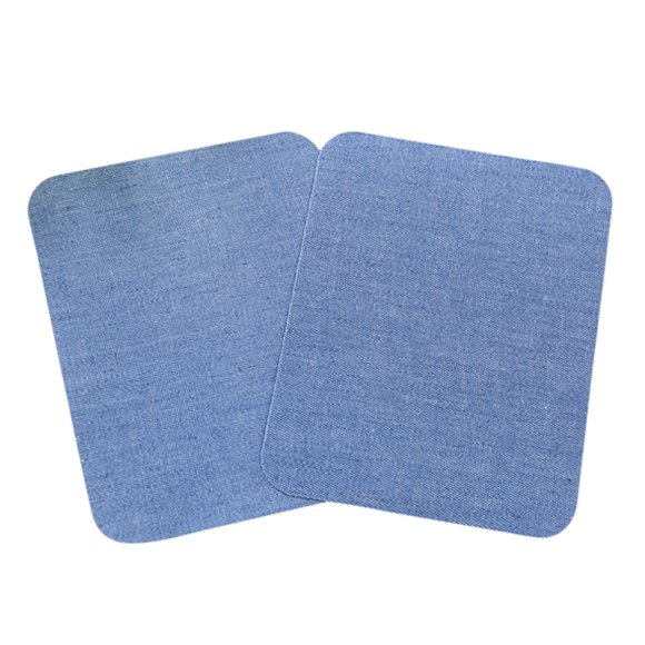 Fridja 2Pcs Denim Iron-on Denim Patches Jeans Repair