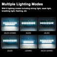 thumbnail image 4 of Luz de la bici Luz LED para bicicleta con bocina, luz delantera de bicicleta recargable por USB, resistente al agua con 6 modos de luz, compatible con función de banco de energía para bicicleta de mon, 4 of 8