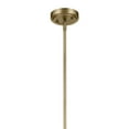 thumbnail image 3 of 42199NBRCS Kichler Lighting Everly - 1 Light Pendant-15.25 Inches Tall and 10.25 Inches Wide-Natural Brass Finish-Clear Seeded Glass Color, 3 of 6
