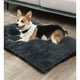 thumbnail image 3 of Saco de dormir para perros, saco de dormir cálido para gatos, de felpa, para invierno, XXL, gris oscuro, 3 of 7