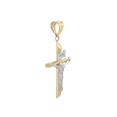 thumbnail image 2 of Dije Cristo Tubular 2.1 cm Oro Sólido 14k, 2 of 5
