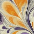 thumbnail image 4 of Purple Orange Abstract Art Shower Curtain Liner 66x72 Inch Waterproof Shower Curtains Decorative Bathroom with 12 Pack Hooks, 4 of 5