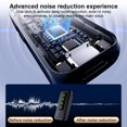 thumbnail image 4 of Peggybuy Wireless Lavalier Lapel Microphone Active Noise Reduction Mini Mic(iOS White), 4 of 5