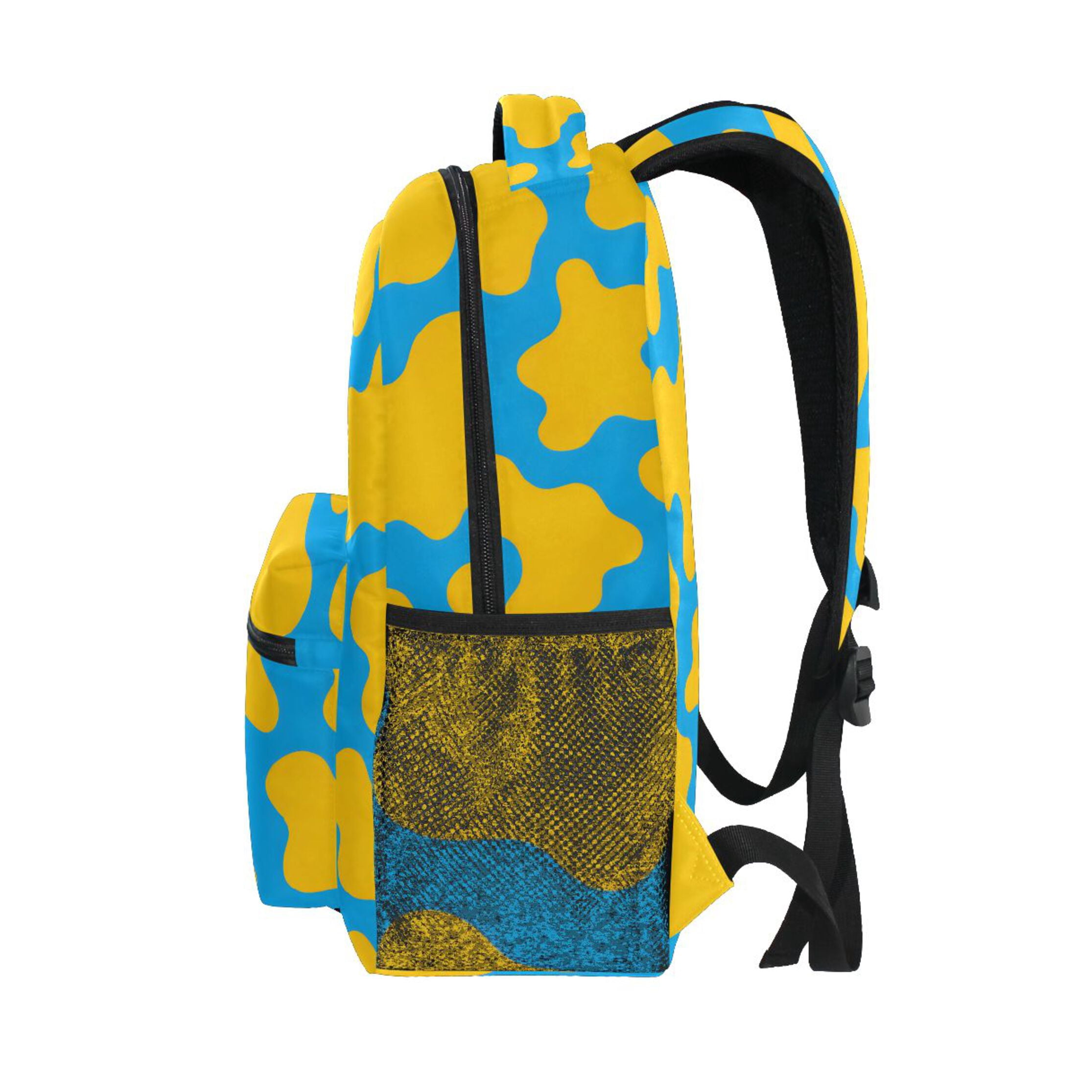 ALAZA Stylish Backpack Cow Print Elementary Bookbag Personalized Laptop School Bags Travel Daypack