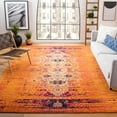 thumbnail image 3 of SAFAVIEH Monaco Elsdon Abstract Area Rug, Orange/Multi, 6'7" x 6'7" Square, 3 of 6