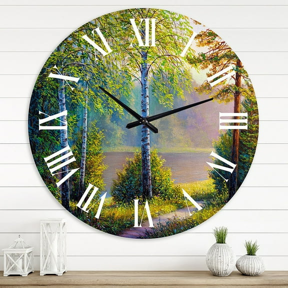 Designart 1 in Quartz Traditional Wall Clock