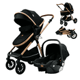 thumbnail image 1 of Carriola Para Bebé Dodo Baby Aurora Bambineto Y Portabebé Negro, 1 of 10