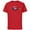 Red, variant on Marvel Studios The Marvels Official Movie Logo - Short Sleeve Cotton T-Shirt for Adults - Customized-Red