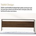 thumbnail image 3 of Industrial Queen Bed Frame with Wood Headboard, Platform Base with Storage, Quiet, Tool-Free Assembly, No Box Spring Required, 3 of 10