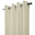 thumbnail image 2 of Commonwealth Home Fashions Castillo Grommet Panel 52" x 95" Ivory, 2 of 5