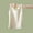 White, variant on YHAJDS Women Fall Winter Sleepwear,Sleepwear With Built In Bra,Solid Color Crew Neck Ribbed Fleece Lined Thickened Base Layer Top