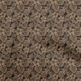thumbnail image 1 of oneOone Tissu Polyester Spandex Marron Tissu Robe Tropicale Tissu Imprimé Tissu au Mètre 56 Pouces de Large, 1 of 5