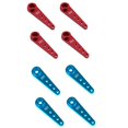 thumbnail image 2 of 8PCS 37mm 25T Metal Extension Steering Arm Horn for RC Car Crawler Parts,Red & Blue, 2 of 8