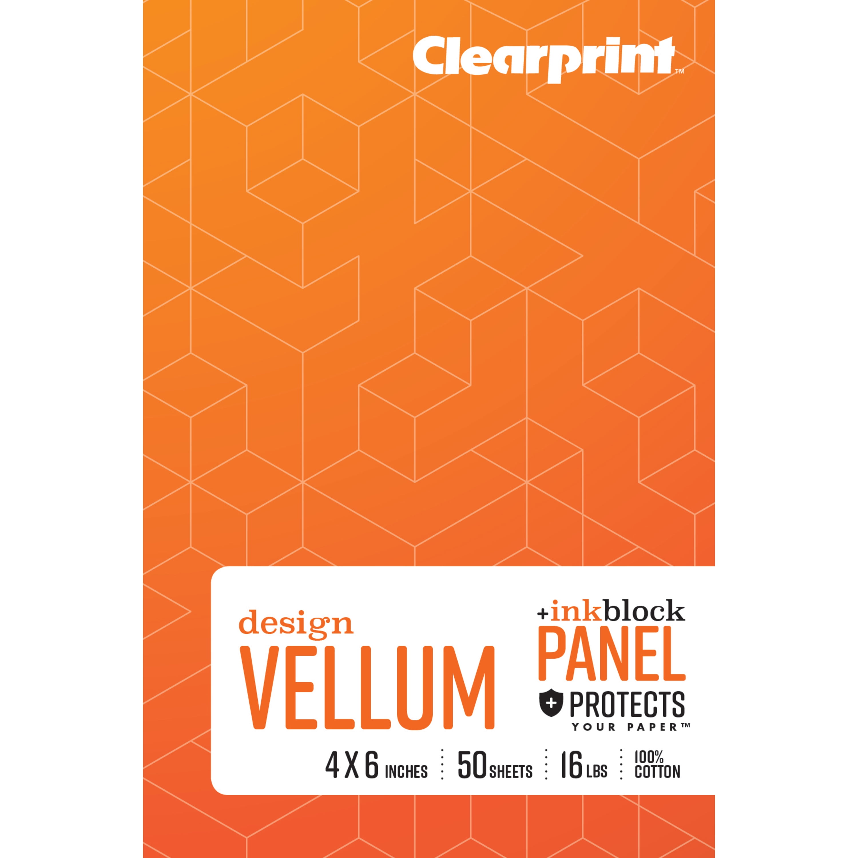 Clearprint Vellum Book, 4in x 6in