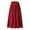 Red, variant on Long Skirts for Women Fashion Printed Long Skirt Leopard Floral Pocket Pressed Pleated Style Womens Clothes Black L