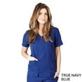 thumbnail image 2 of Natural Uniforms Junior Fit Super Soft Scrub Top, Medical Scrub Top, Premium Womans Junior Fit 2 Pocket 8119, 2 of 3