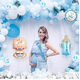 thumbnail image 4 of Decoración Baby Shower Niño Belug Set Globo azul/blanco, 4 of 5