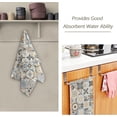 thumbnail image 6 of Coolnut 2-Piece Towels Set - Cotton Hand Towels 28.3 x 14.4 Inches Ultra Soft and Absorbent Towels for Face, Kitchen, Bath, Hotel, Gym, Vintage Mandala Element, 6 of 6