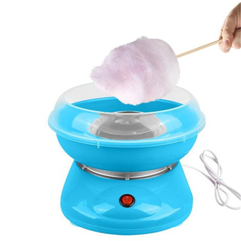 Electric Cotton Candy Machine Sararoom Mini Cotton Candy Makers Cotton Candy Floss Maker for Children and Party Pink 8.3''x7''x9.7'' 