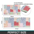 thumbnail image 7 of Pioneer Flower Floral Print Pattern Kitchen Rugs Sets Of 2,Anti Fatigue Kitchen Mat Rugs Non Slip Washable,Decorative Kitchen Floor Mats for Kitchen,Sink,Laundry,17"x30"+17"x47", 7 of 7