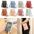thumbnail image 5 of New Women Smartphone Travel Crossbody Bags Touch Screen Phone Bag RFID Anti Theft Purse Handbag GREEN, 5 of 8