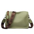 thumbnail image 1 of Bolso de mano de cuero genuino de alta calidad para mujer, bandolera de hombro de cuero de vaca suave de lujo, a la moda, 2024, 1 of 5