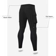thumbnail image 4 of Pantalones deportivos para hombre Fitness Running Sportwear Tight Workout Leggings elásticos, 4 of 7