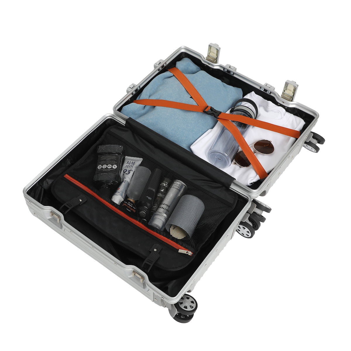 Weatherproof Vintage 20in Aluminum Carry-on Luggage