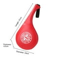 thumbnail image 2 of BLEEUS Taekwondo Boxing Training Pads Karate Punch Mma Sponge Foot Target Fitness Supplies (Red), 2 of 8