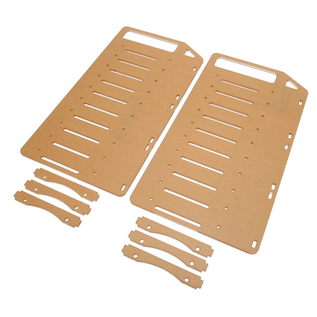 3.5in Hard Drive Bracket, DIY Acrylic Hard Disk Rack Multi Layer Accurate Mounting Hole Transparent Rack, Support Fix Multiple 3.5 Inch Hard Drives and Multiple 8cm Fans