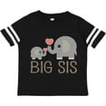 thumbnail image 3 of Inktastic Big Sis Elephant Girls Toddler T-Shirt, 3 of 5