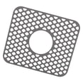 thumbnail image 1 of Alfombrilla de silicona para fregadero de cocina, gran accesorio de rejilla protectora para fregadero para fregadero de cocina de acero inoxidable, , GRIS Soledad Almohadilla de fregadero de silicona, 1 of 10
