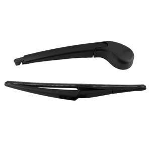 Qiilu Lame de bras d'essuie-glace arrière, bras d ́essuyage par pare-brise, bras de pare brise arrière auto & Blade pour Renault Grand Scenic