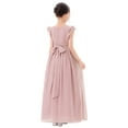 thumbnail image 3 of Ekidsbridal Ruffle Chiffon Flower Girl Dresses for Princess Pageants Graduation Ceremonial Gown 822 6, 3 of 6