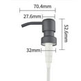 thumbnail image 4 of 2Pc Retro Metal Dispenser Replacement Soap Pump Liquid Lotion Bottle Bird Head, 4 of 8