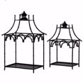 thumbnail image 1 of Intriguing Wellford Metal Candle Lanterns, Black - Set of 2, 1 of 1