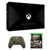 Xbox One X Project Scorpio WWII Bundle (3 Items): Xbox One X 1TB Project Scorpio Console, Call of Duty WWII Game, and Green Wireless Controller