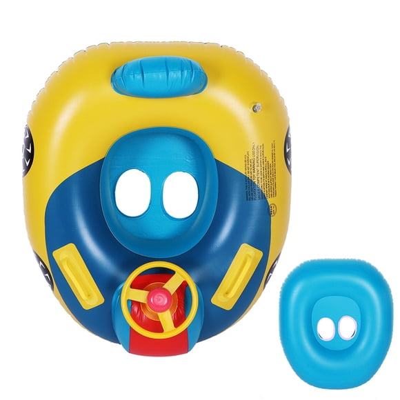 Práctico Anillo De Natación Inflable, Barco Con Asiento Flotante Para Natación, Piscina De Seguridad De Alta Para Niños Que Nadan En La Playa