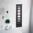 thumbnail image 3 of Hanging Moon Lunar Print Pattern Wall Tapestry Display Dorm Home DecorationBlack, 3 of 6