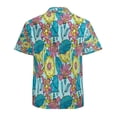 thumbnail image 3 of High Quality Hawaiian Shirts for Men Short Sleeve Aloha Beach Shirt Floral Summer Casual Button Down Shirts Blouses 9TF2JA, 3 of 7