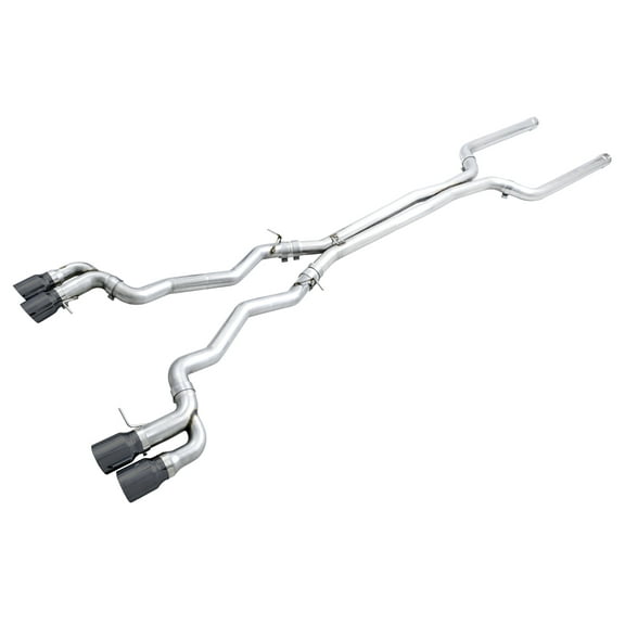 AWE Tuning 3020-43078 Cat-Back Exhaust for 2018-2019 BMW M5 F90 4.4T AWD, Diamond Black Tips